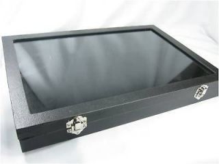 POCKET WATCH COMPARTMENT JEWELRY GLASS DISPLAY CASE BOX