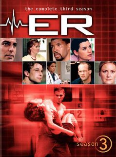 ER   The Complete Third Season DVD, 2011, 6 Disc Set