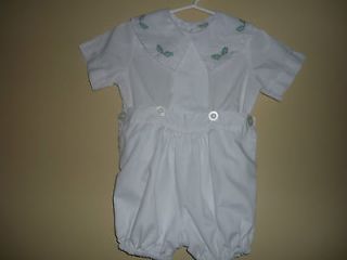   EMBROIDERED 2 PIECE OUTFIT BY AMANDA REMEMBERED SZ 12 MO. GUC