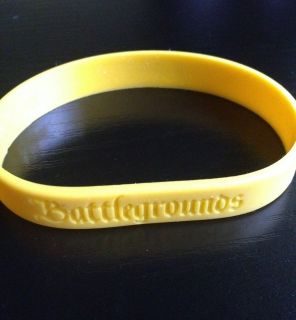 NIKE ID BALLER BAND  Yellow/Gold Battlegrounds ID  Adult Size Silicon 