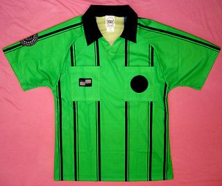 Soccer Referee official U.S. Federation futbol uniform shirt top GREEN 