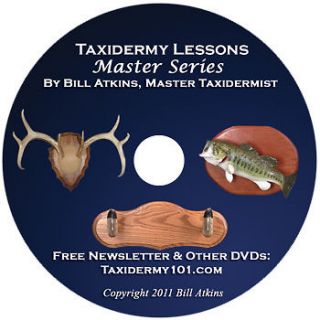Taxidermy Video on DVD   Deer Feet Gun Rack   How to Complete a Gun 
