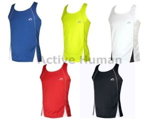 More Mile Mens Training Exercise Fitness Wicking Dry Fit Running Vest 