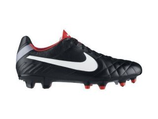 NEW NIKE TIEMPO LEGEND IV FG BLACK/RED/COOL Soccer Cleats Boots Shoes 