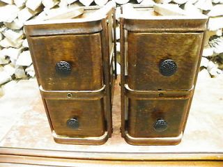 Antique Singer Treadle Sewing Machine Side Drawers And Frames