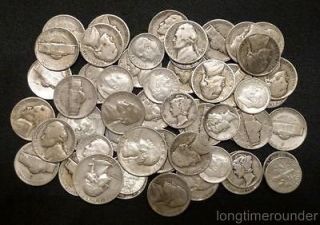   Price **1/2 LB. LOT pre 1965 OLD US JUNK SILVER COINS** 55 coin lot