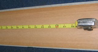 Long Strip/roll Real Wood Light Oak Veneer w/Cloth Laminate 5 Wide
