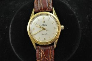VINTAGE OMEGA SEAMASTER AUTOMATIC CALIBER 471 HEAVY SOLID 18K GOLD 