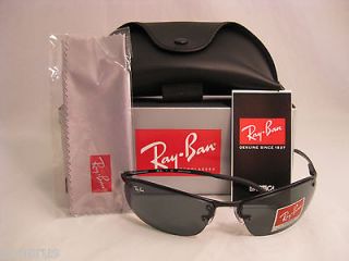RayBan RB3183, 006/71 Matte Black frame, Green lens, Size 63 15 125 