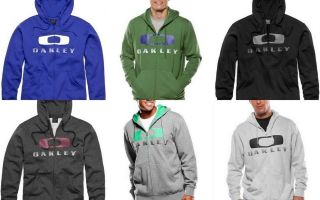 Oakley Mens Brackley Square O Hoodie Sweatshirt zip jacket jumper NEW