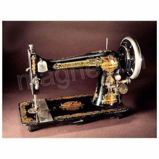 Antique Singer Sewing Machine Photo Refrigerator Magnet