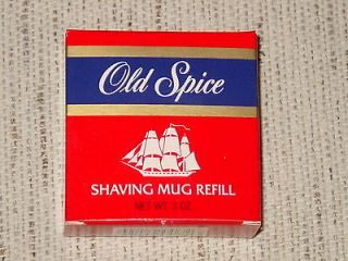 Vintage OLD SPICE Shaving Mug REFILL NEW Never been opened