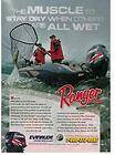 2011 Ranger Boats Evinrude Outboard Motor Fish Magazine Print 