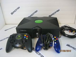 Original XBox Game Console Bundle 2 Controllers Non Microsoft 