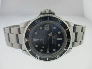 Rolex Submariner 1680 Date Black Dial & Bezel Oyster Perpetual Steel 