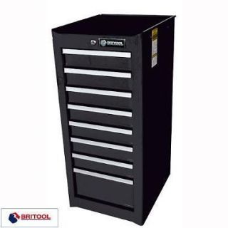 Britool Side Cabinet Toolbox 8Dr in BLACK