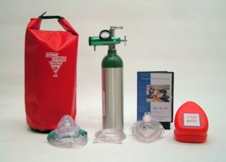 Emergency EMS Oxygen Portable First Aid System for Home, Boat, Pool 