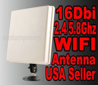 16dbi RP SMA 2.4/5Ghz Booster Wireless WIFI WLAN Directiona High Gain 