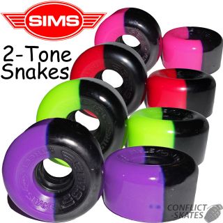   Street Snake wheels x8 Fit all Roller Skates inc. Bauer, Supreme etc