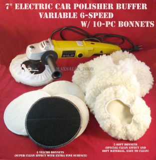 Variable Speed Electric Car Polisher Buffer New