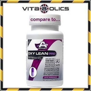 ATHLET OXY LEAN PRO 90 CAPS FAT BURNER ENERGY THERMOGENIC DIET 