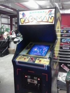 Super Pac Man / Pac Man Upright Arcade Machine Works Great! Bally 
