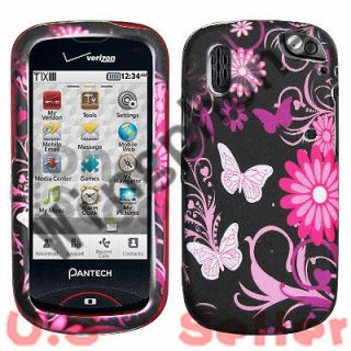 New Pantech Hotshot 8992 CDM8992 Snap On Hard Cover Case Butterfly