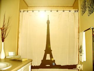 eiffel tower shower curtain in Shower Curtains