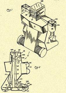 MARVIN GLASS / IDEAL Robot Commando Toy US Patent_K951
