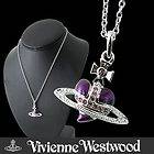   Westwood Diamante Heart Orb Pendant Necklace ( Earring,Rings,Bracelet