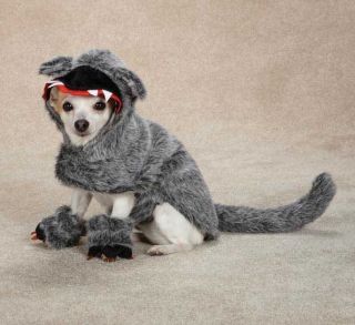 Zack & Zoey Big Bad Woof Wolf Dog Halloween Costume XS XL Pet