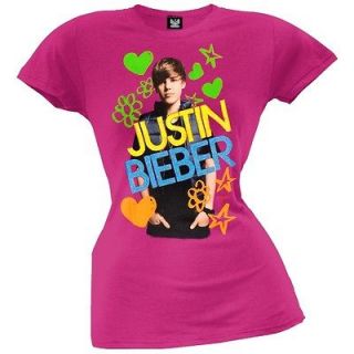Justin Bieber   Felt Pen Remix Girls T Shirt Music Artist Band Tee 