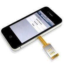 Newly listed Dual SIM Card Adapter for iPhone 4 ! n