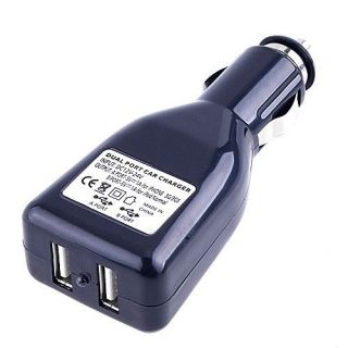 Dual Port USB 12v Car Charger Adapter for Ipod /4