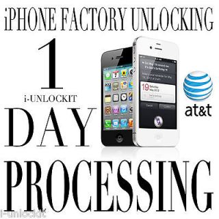 Factory Unlock Code Service for AT&T USA Apple iPhone 3G 3GS 4 4S 5 