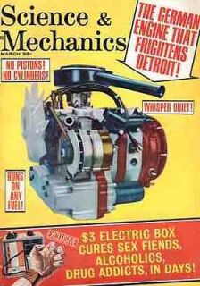 Science+Mechanics 3/66 Wankel Rotary Engine/How The Russian Space Walk 