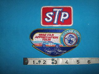 rare STP OIL RICHARD PETTY 1992 FAN CLUB TOUR RACING Patch NASCAR 