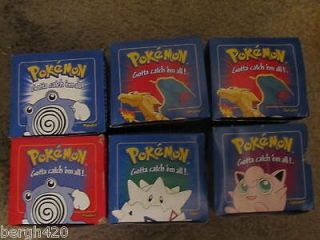 lot of 6 pokemon pokeballs from burger king in boxes and plastic new