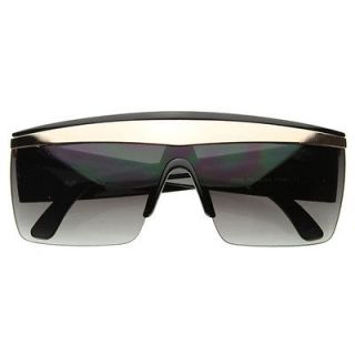Poker Face Celebrity Music Video Half Frame Designer Style Sunglasses 