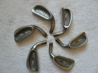 PING EYE 2 RED DOT IRON HEADS ONLY .355 TIP GOOD CONDITION*