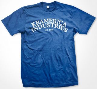 Kramerica Industries Seinfeld Kramer Cosmo Corporation TV Funny Mens 