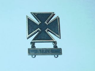 WWII US Army Marksman Medal, Rifle, pin back