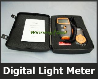   High Accuracy Digital LCD 100,000 Lux Light Meter Photometer Luxmeter