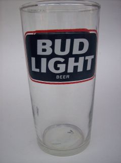 Bud Light Beer Glass Anheuser Busch Budweiser