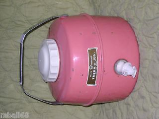 VINTAGE 1950s Pink KNAPP MONARCH One Gallon Therm A JUG