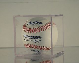 Acrylic Collectible Baseball Cube Displays