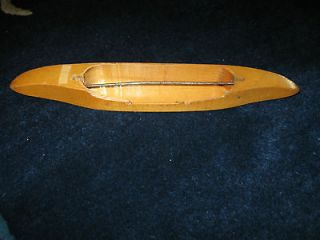 LOOM BOAT SHUTTLE, LARGE 12 inch for Weaving Loom, VINTAGE, defect on 