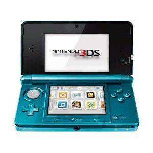 NEW Nintendo 3DS Aqua Blue Console 3D DS NTSC