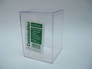 New ** Clear Plastic Acrylic Display Case Beanie Baby