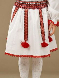 Skirts for girls embroidery. For children from 1 to 10 years 